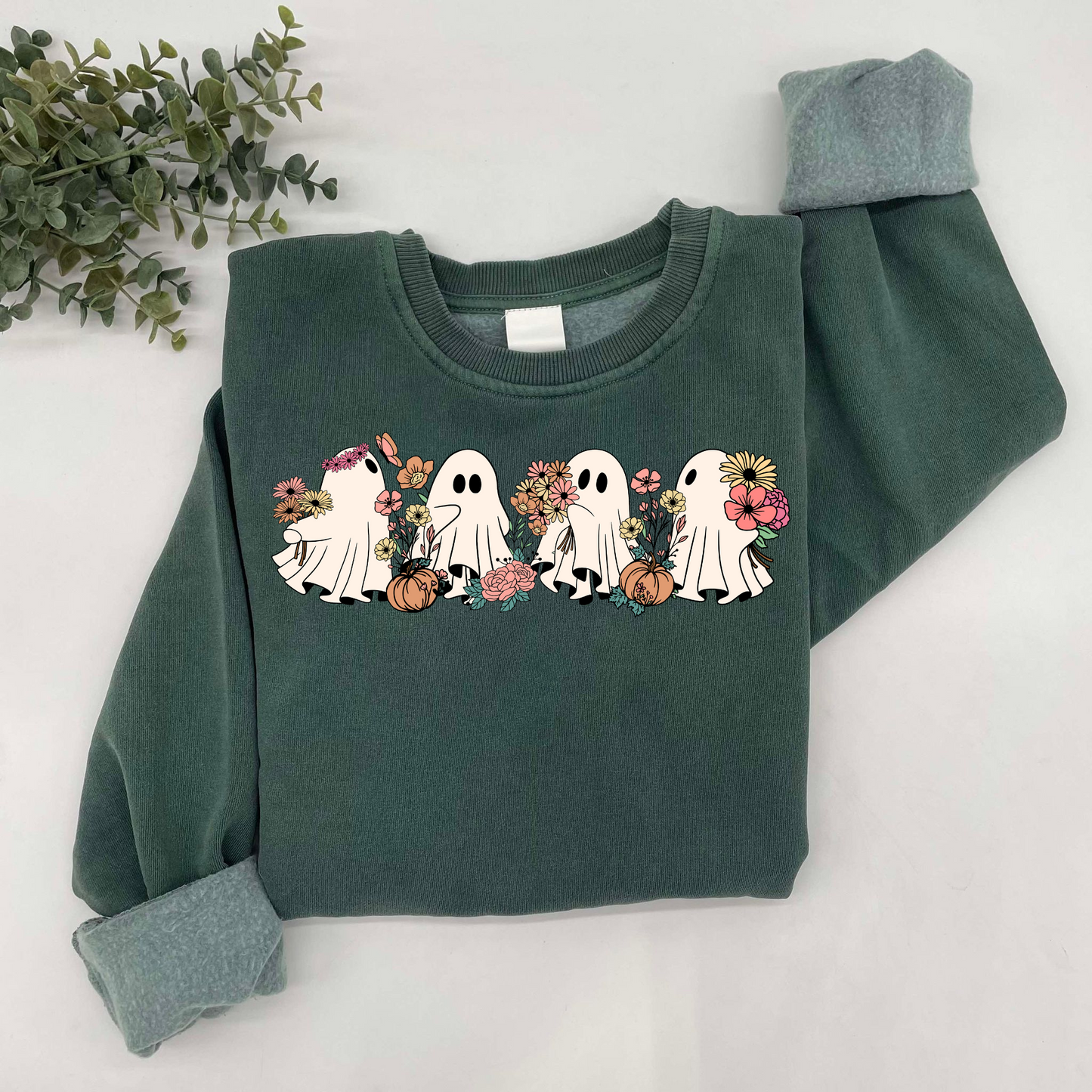 Floral Ghost Sweatshirt