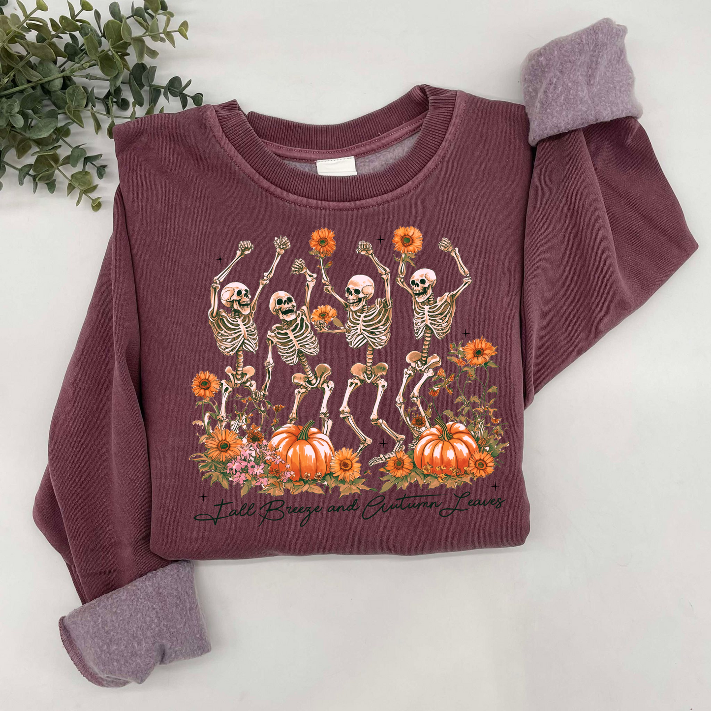 Fall Breeze Skeleton Sweatshirt