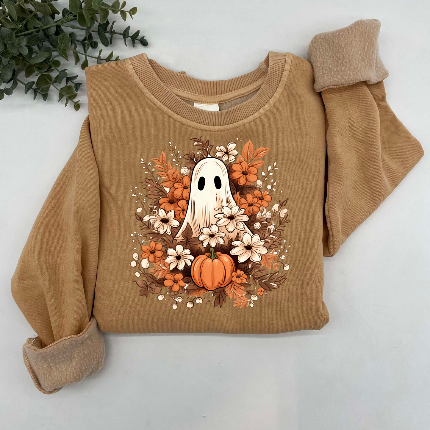 Fall Floral Ghost Sweatshirt