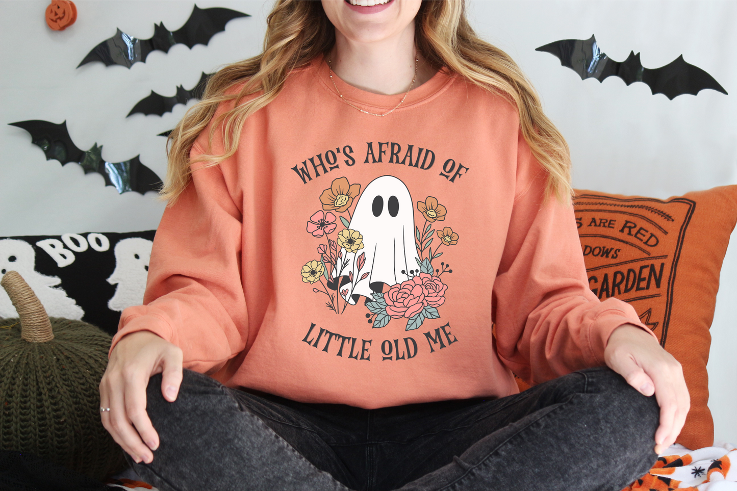 Who's Afraid Ghost Sweatshirt