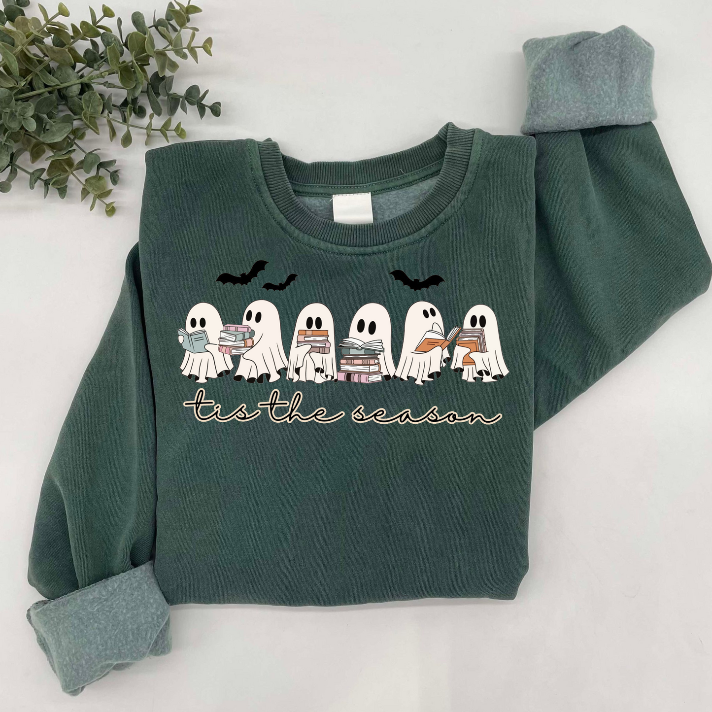 Tis The Season Ghost Books Sweatshirt