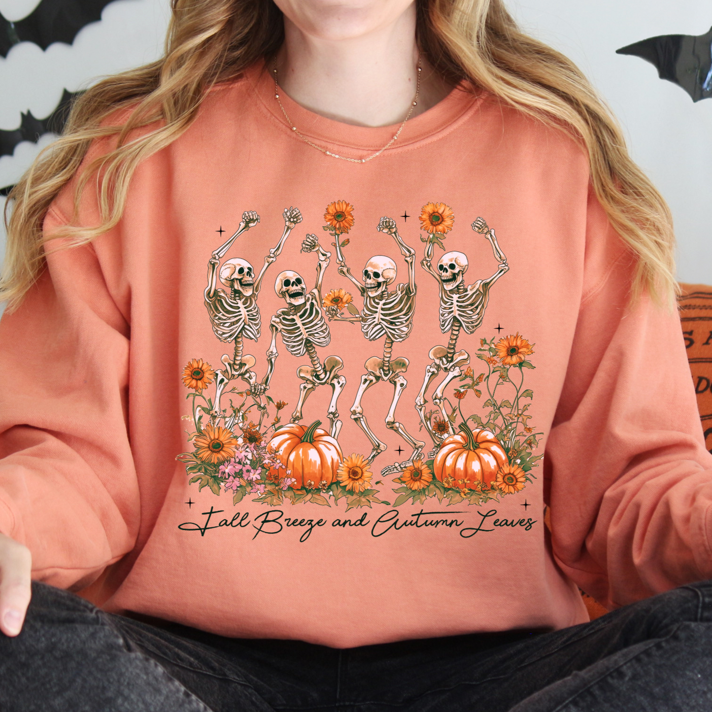 Fall Breeze Skeleton Sweatshirt