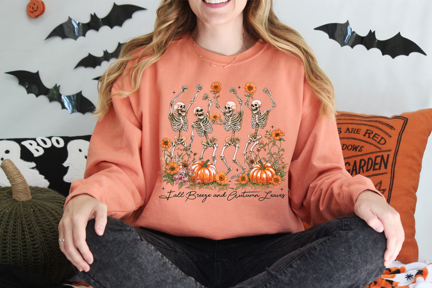 Fall Breeze Skeleton Sweatshirt