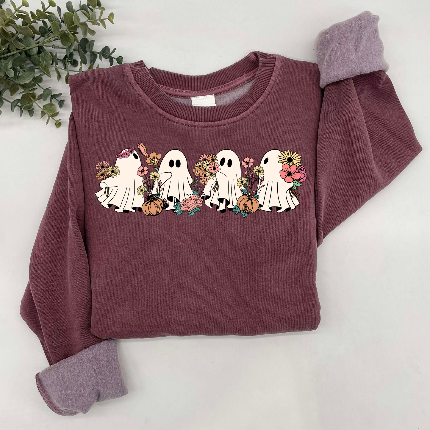 Floral Ghost Sweatshirt