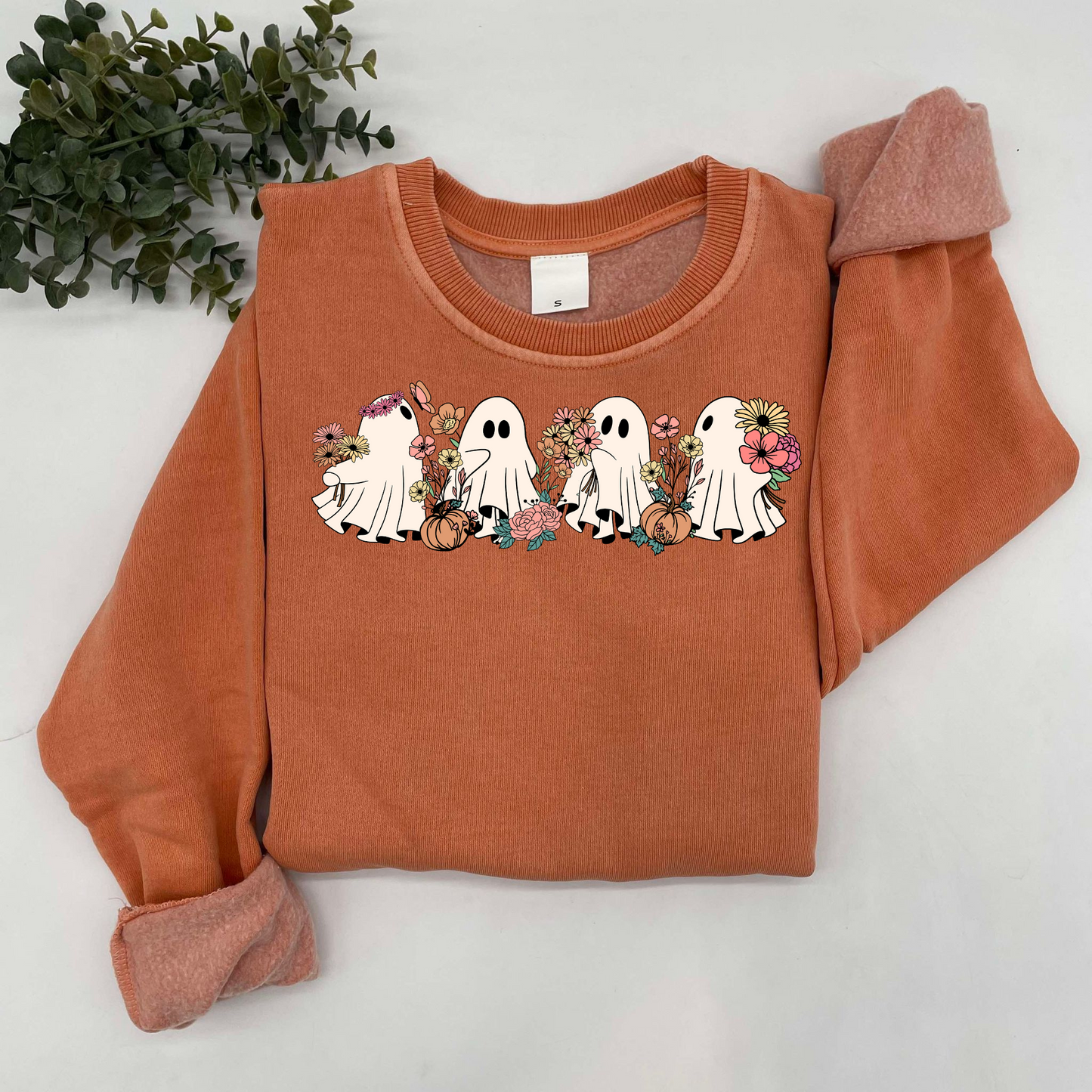 Floral Ghost Sweatshirt