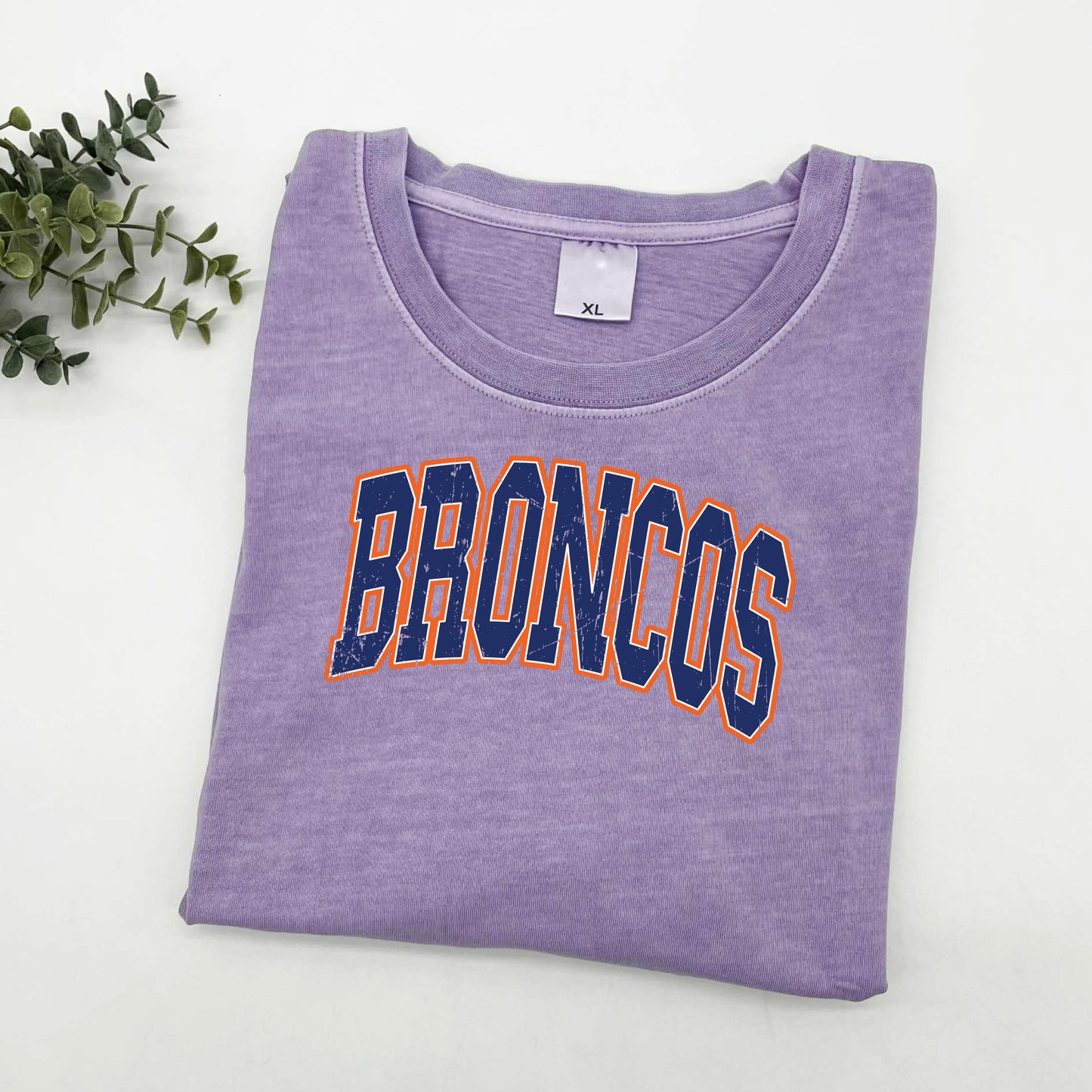 Broncos College Sun Washed Collection π 100% Pigment Dyed Cotton Tees