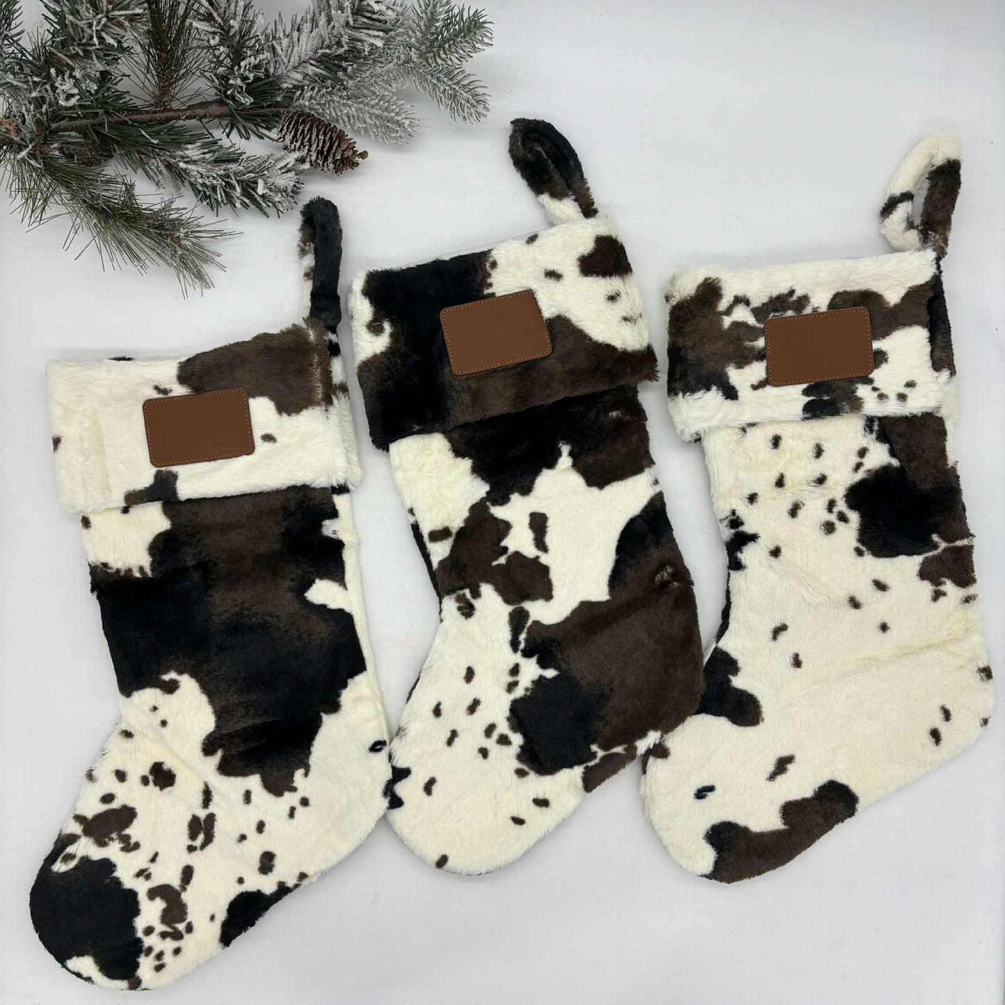 Custom Cow Print Stockings