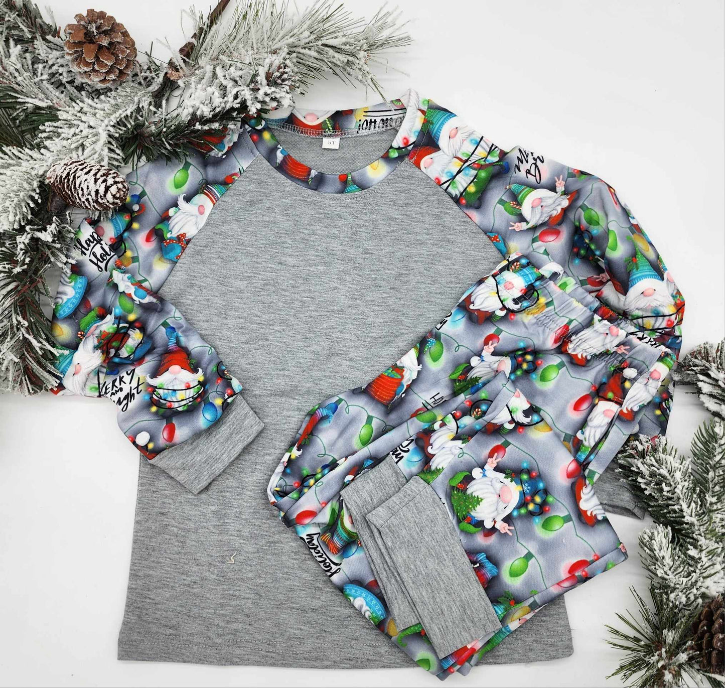 Gnome Christmas Family PJs