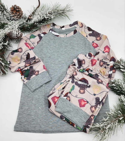 Mooey Christmas Family PJs