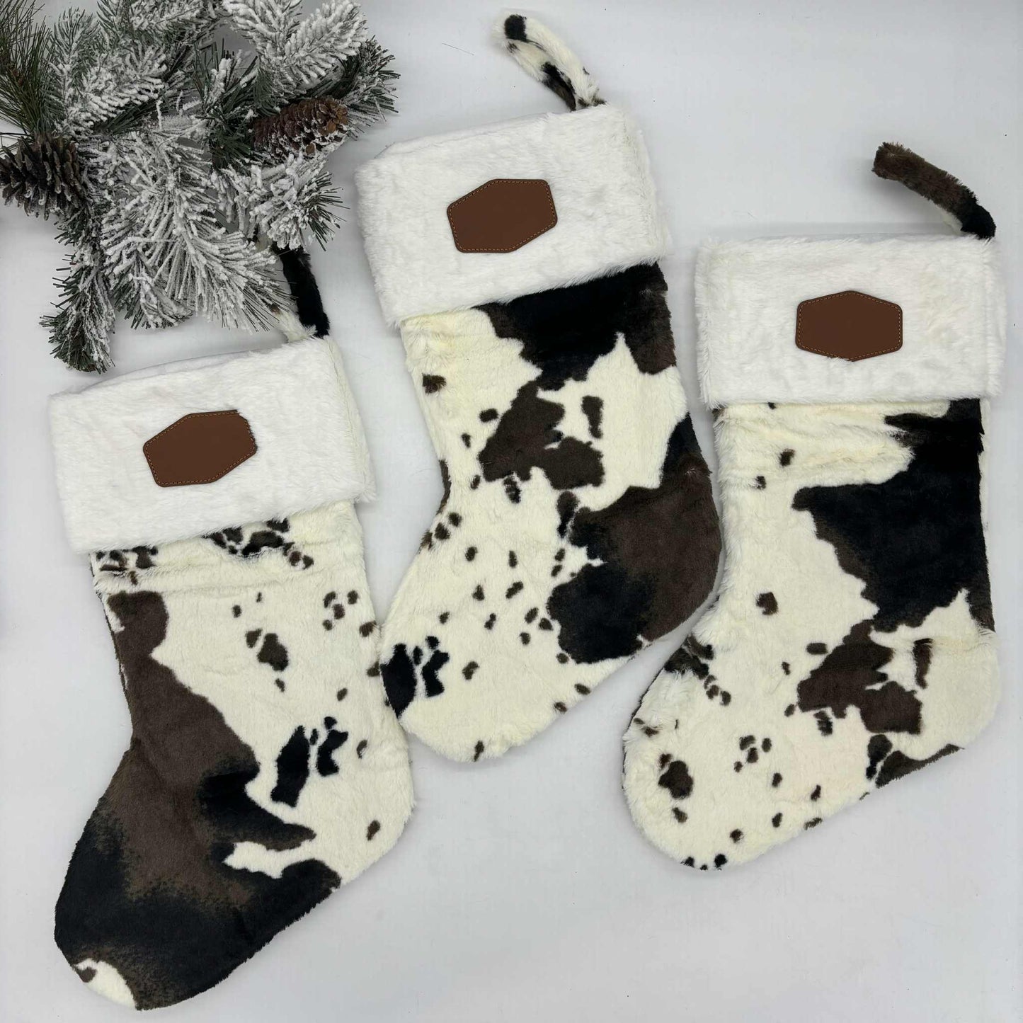 Custom Cow Print Stockings