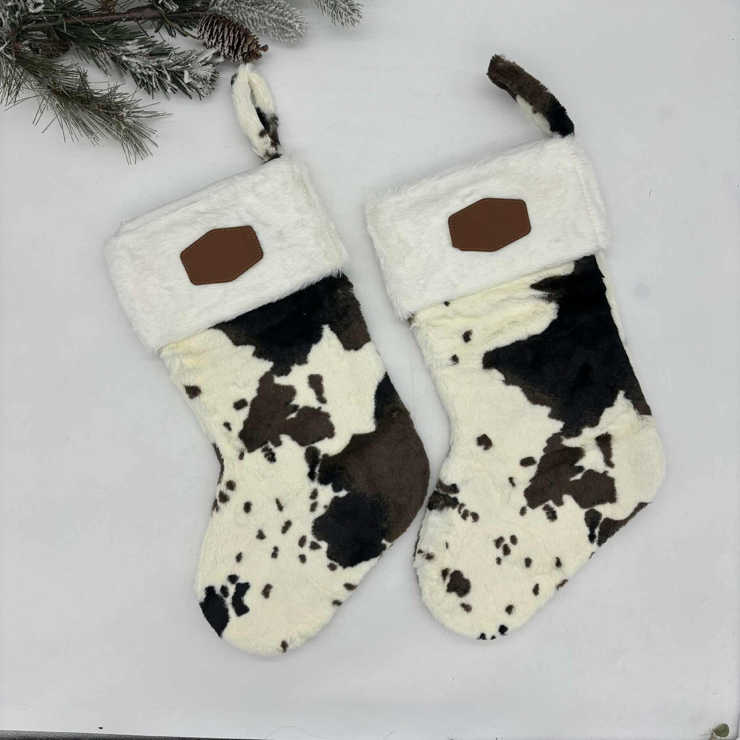 Custom Cow Print Stockings