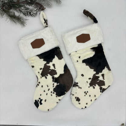 Custom Cow Print Stockings