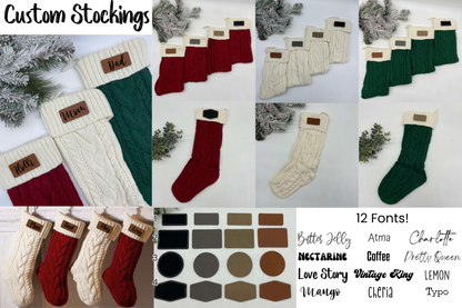 Custom Knit Stockings