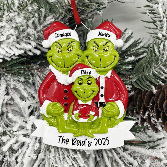 Personalized Grump Family Ornament