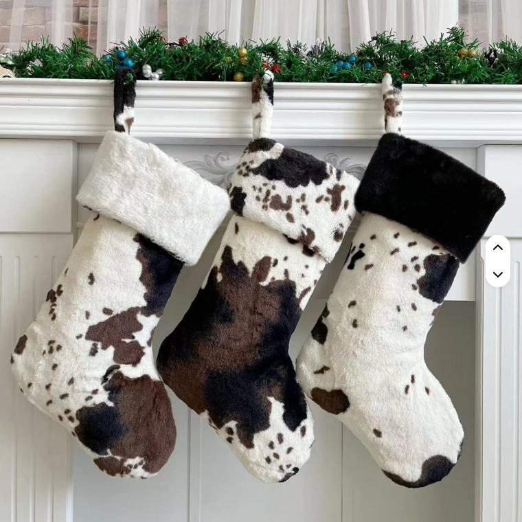 Custom Cow Print Stockings