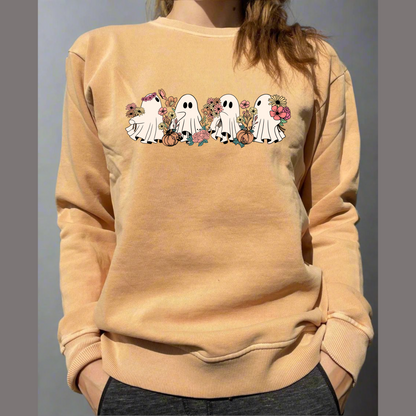 Floral Ghost Sweatshirt