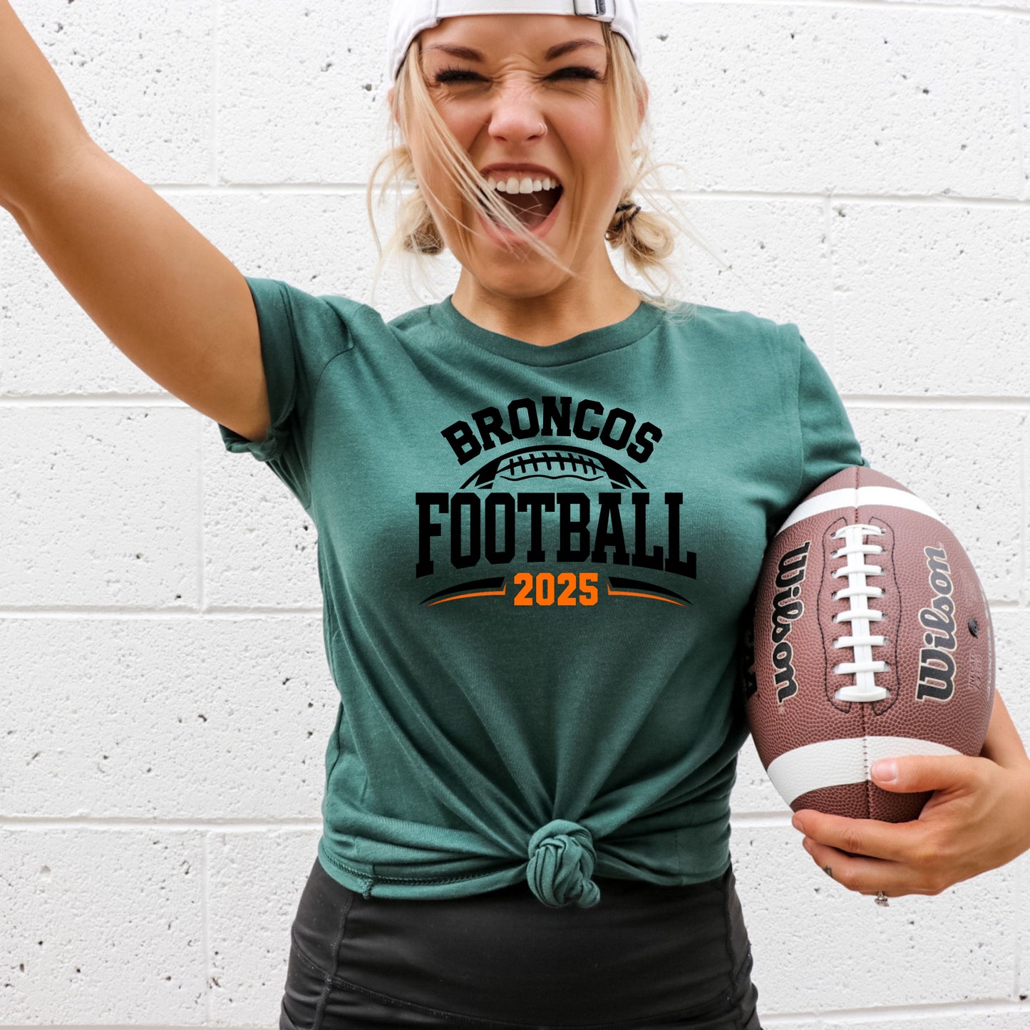 Broncos Football 2025 Tri Blend Adult Tee