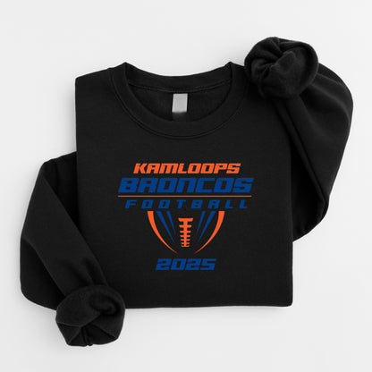 Kamloops Broncos Football 2025 Plush Hoodie or Crew