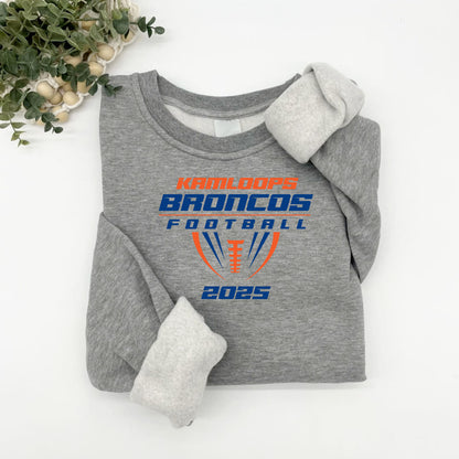 Kamloops Broncos Football 2025 Plush Hoodie or Crew