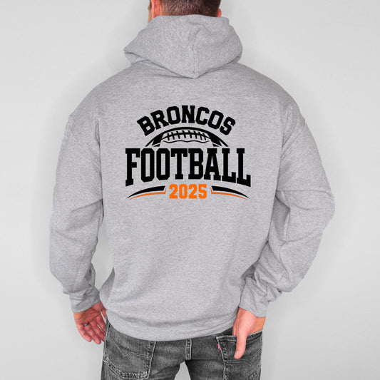 Broncos Football 2025 Plush Hoodie or Crew