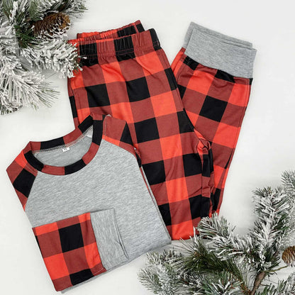 Red Plaid Family PJs